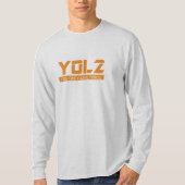 YOL2ただオレンジ引用文のすべての色二度住んでいます Tシャツ (正面)
