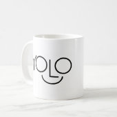 YOLOのコーヒー・マグ コーヒーマグカップ (正面左)
