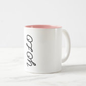 YOLOのコーヒー・マグ ツートーンマグカップ (正面右)