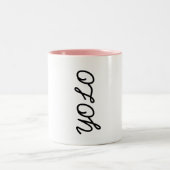 YOLOのコーヒー・マグ ツートーンマグカップ (中央)