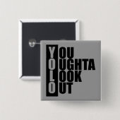 YOLOの垂直箱 缶バッジ (正面&裏面)