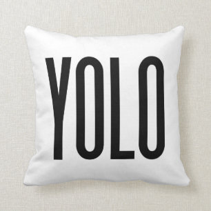 YOLOの声明の枕 クッション