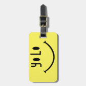 Yoloは直面します ラゲッジタグ (正面縦)