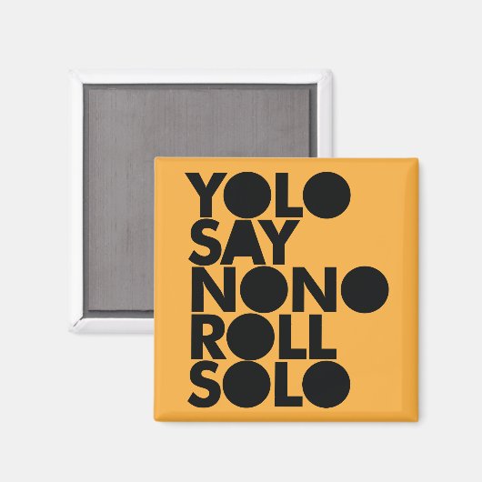 YOLOソ転がロフィル マグネット (正面/裏面)