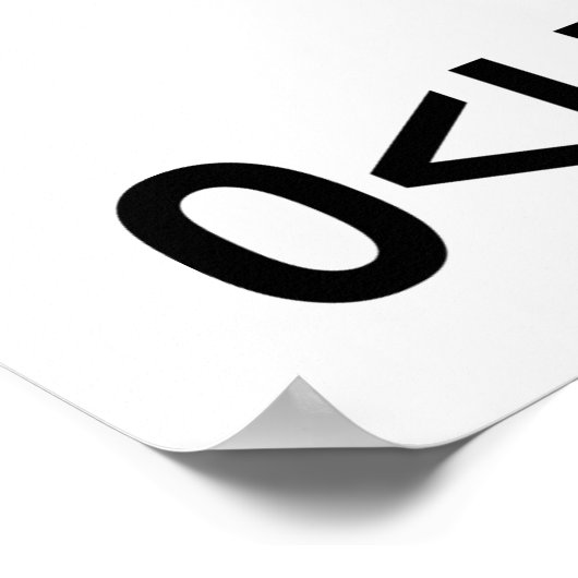 YOLO算数ポスおもしろいター ポスター (角)