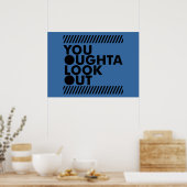 YOLO警告 ポスター (キッチン)