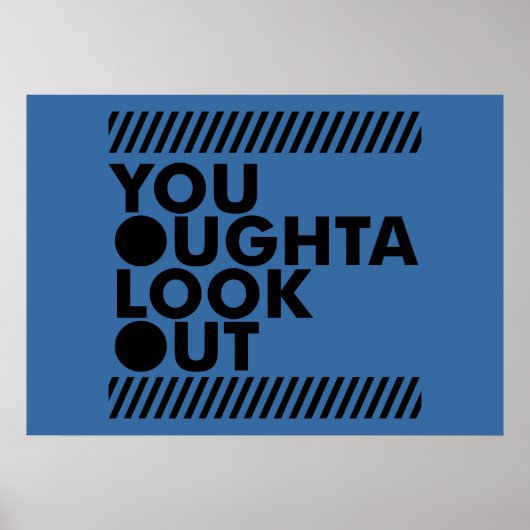 YOLO警告 ポスター (正面)