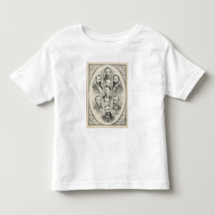 Yolo郡はポートレートを石版刷にしました トドラーTシャツ