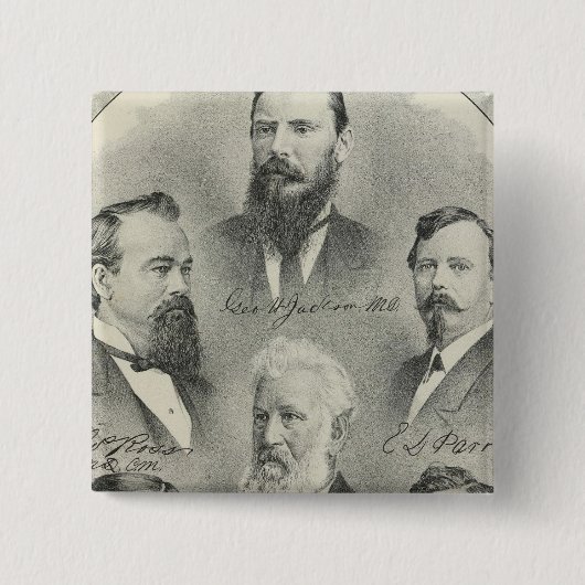 Yolo郡医師、歯科医 缶バッジ (正面)