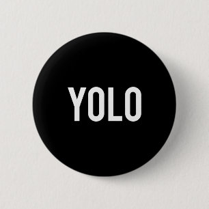 Yolo - かっこいいヒップホップ ラップ おもしろい プレゼント Tシャツ 缶バッジ