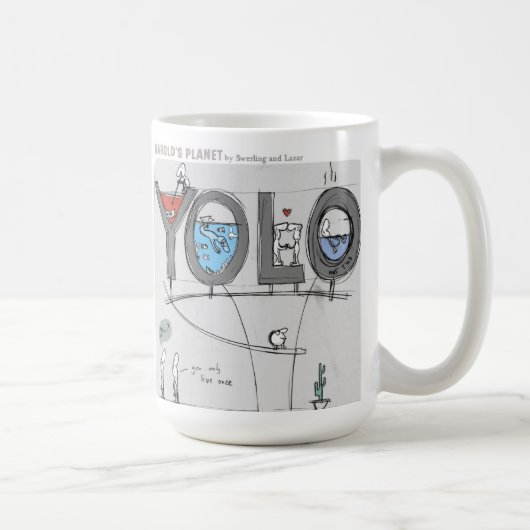 YOLO コーヒーマグカップ (右)