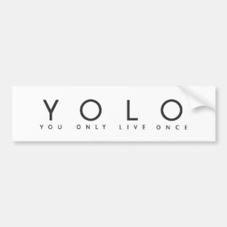Yolo バンパーステッカー