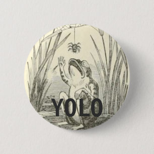 YOLO 缶バッジ