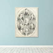 Yolo Countyの医師、歯科医師 キャンバスプリント (インサイチュ (ウッドフロア))