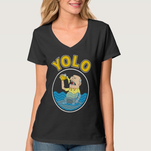 YOLO Drinking Tシャツ (正面)