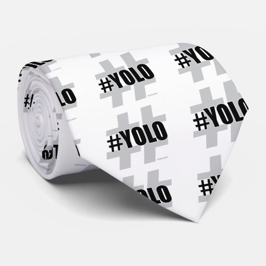 YOLO Hashtag ネクタイ (ロール)