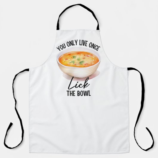 YOLO, Lick the Bowl  エプロン (正面)