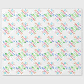 Yom Huledet SameachのヘブライיוםהולדתשמחGiftPaper ラッピングペーパー (フラット)