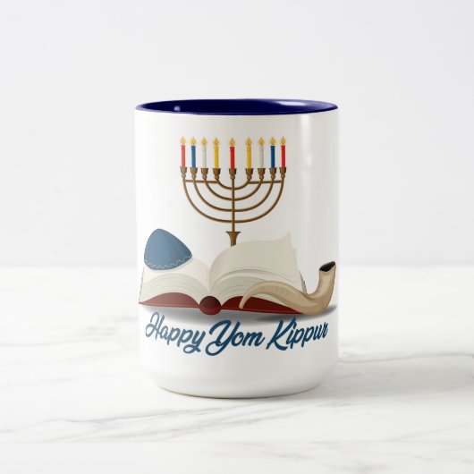 Yom Kippur  ツートーンマグカップ (中央)