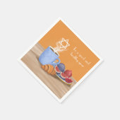 Yom Kippur Break-the-Fast：コーヒー、ザグラナーズ スタンダードカクテルナプキン (角)