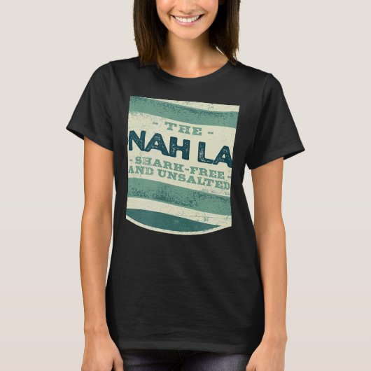 Yonah Lake Shark Free and Unsalted Camping Georgia Tシャツ (正面)