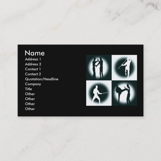 Yong ChunのどらのFuの名刺 名刺 (正面)