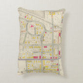Yonkersの地図の地図書 アクセントクッション (裏面(縦))