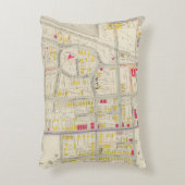 Yonkersの地図の地図書 アクセントクッション (正面(垂直))
