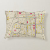 Yonkersの地図の地図書 アクセントクッション (裏面)