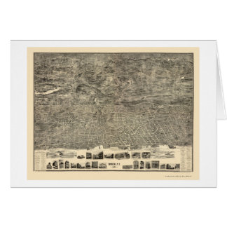 YonkersのNYのパノラマ式の地図- 1899年