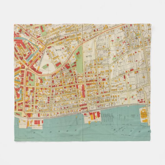 Yonkersニューヨーク フリースブランケット (正面(横))