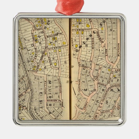 Yonkers、ニューヨーク10 メタルオーナメント (正面)