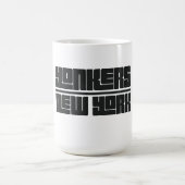 Yonkers - New York コーヒーマグカップ (中央)