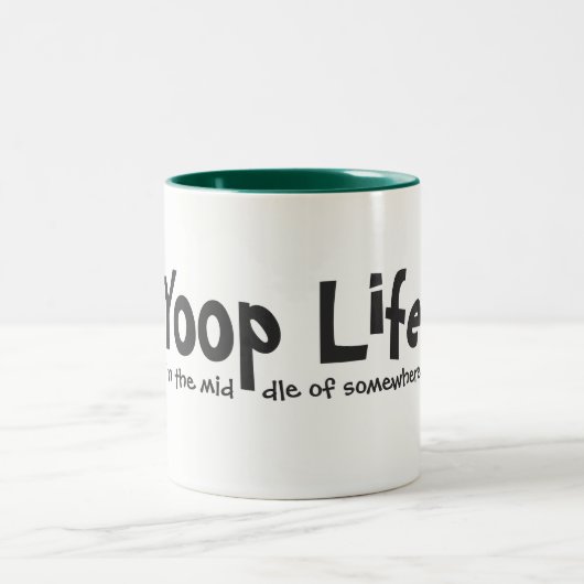 Yoopの生命 ツートーンマグカップ (中央)