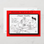 Yooperの改築の郵便はがき ポストカード (正面/裏面)