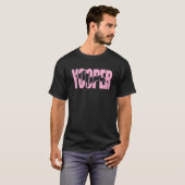 Yooper – ミシガンの上部半島（ピンク） tシャツ (正面フル)