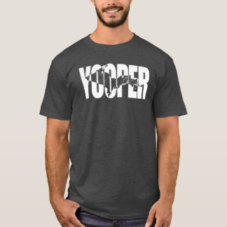 YOOPER – ミシガンシャツの上部半島 Tシャツ