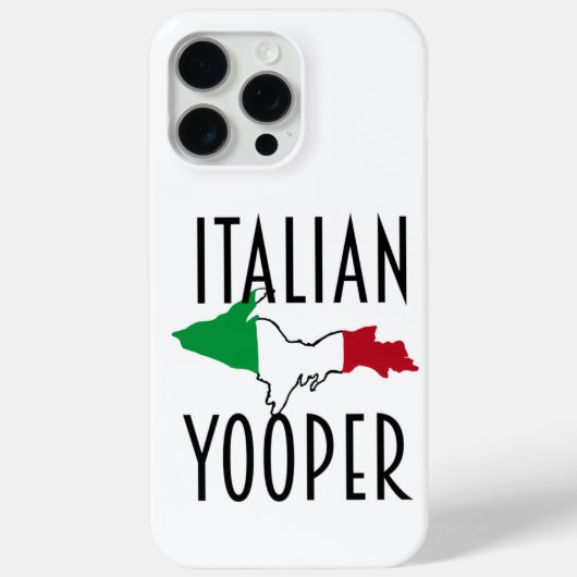 Yooper iPhoneイタリアンケース Case-Mate iPhoneケース (裏面)