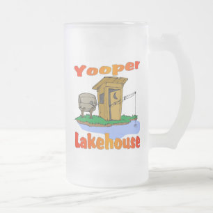 Yooper Lakehouse (それをカスタマイズ) フロストグラスビールジョッキ