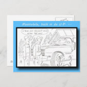 Yooper Peemailの郵便はがき ポストカード (正面/裏面)