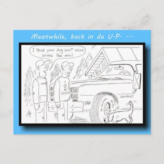 Yooper Peemailの郵便はがき ポストカード (正面)