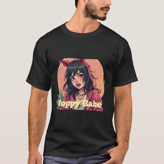Yoppy Babe Design Tシャツ (正面)