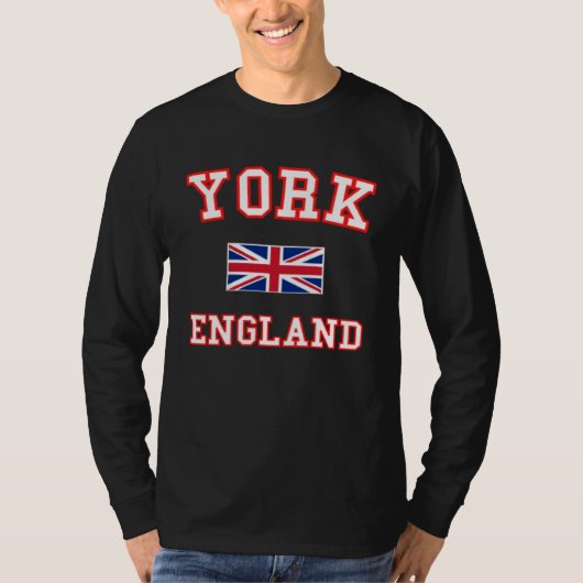 YORK British Flag Badge Tシャツ (正面)