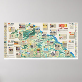 York CountyのABCのポスター ポスター