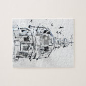 York County Courthouse Dome / Artist Larry Lerew ジグソーパズル (横)