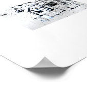 York County Courthouse Dome / Artist Larry Lerew ポスター (角)