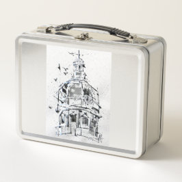 York County Courthouse Dome / Artist Larry Lerew メタルランチボックス