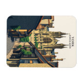 York England UK Travel Historic マグネット (横)