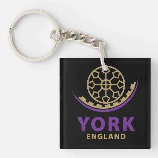 York England United Kingdom キーホルダー (正面)