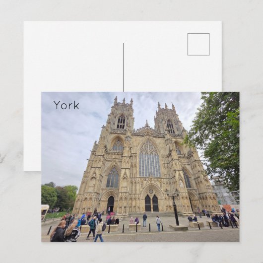 York Minster ポストカード (正面/裏面)